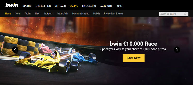 Bwin live casino app